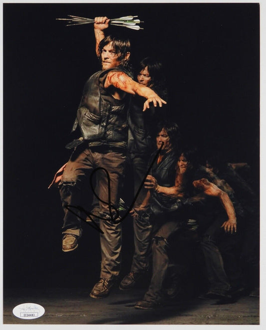 Norman Reedus Daryl The Walking Dead Autograph Signed Photo JSA COA 8 x10