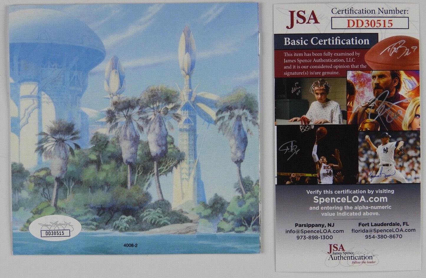 Steve Howe Asia YES JSA signed autograph CD Booklet Alpha