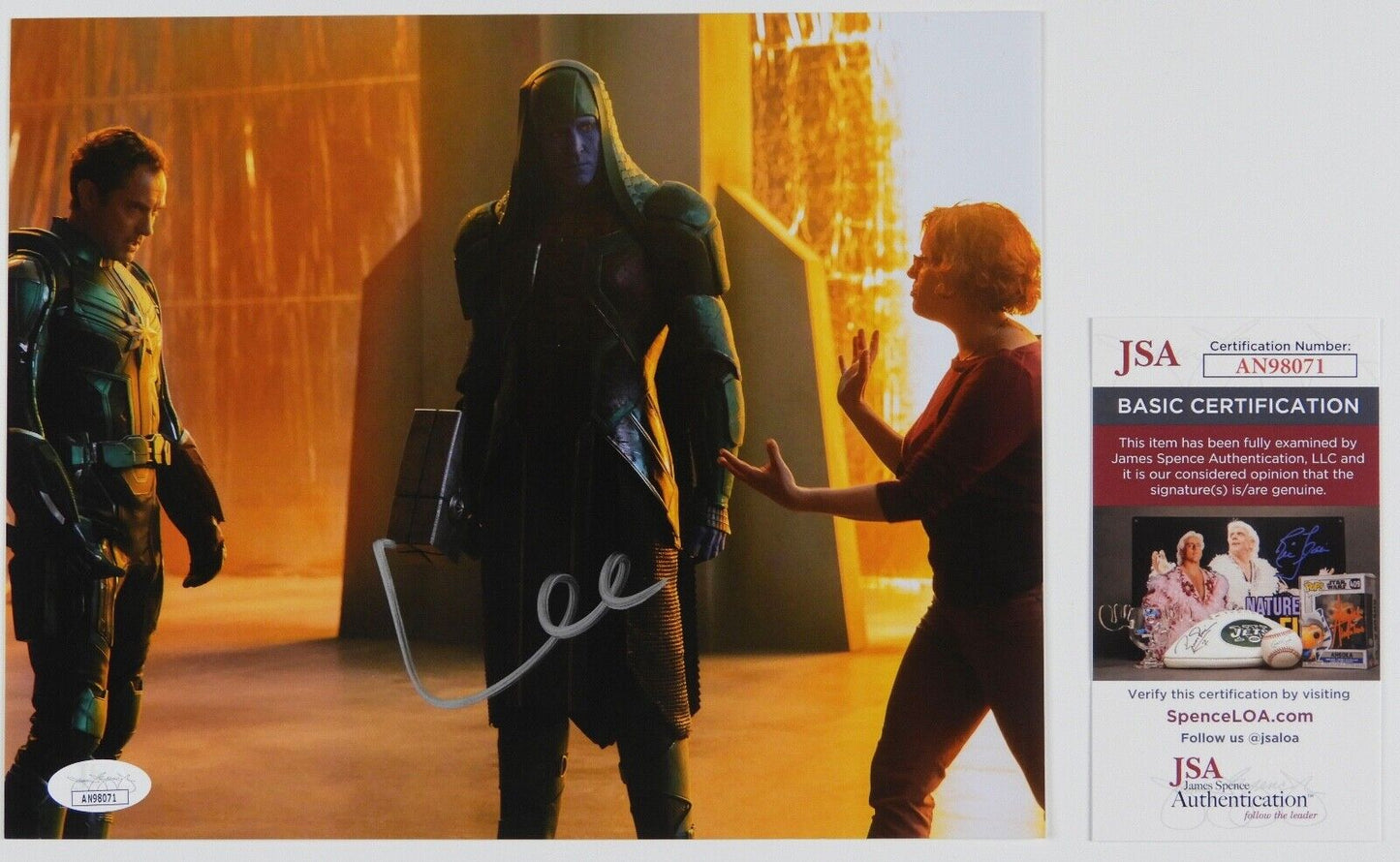 Lee Pace Autograph JSA Signed 8 x 10 Photo Ronan the Accuser Marvel