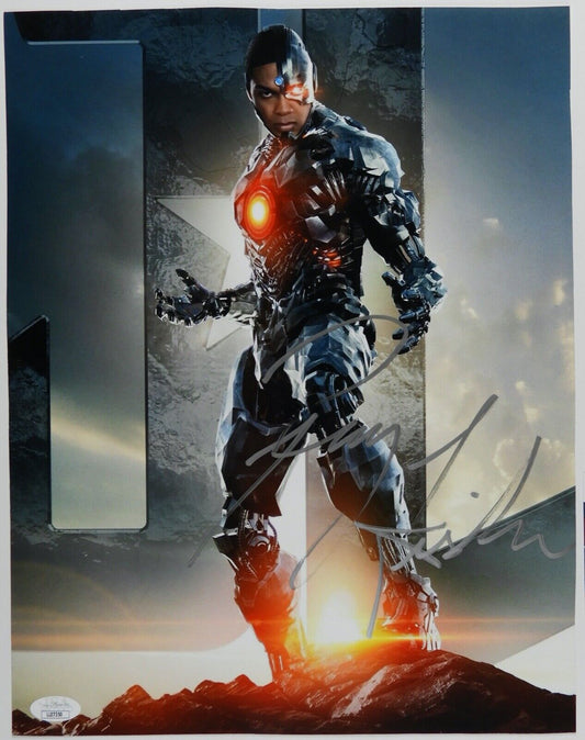 Ray Fisher Cyborg Justice League  JSA Signed Autograph Photo 11 x 14