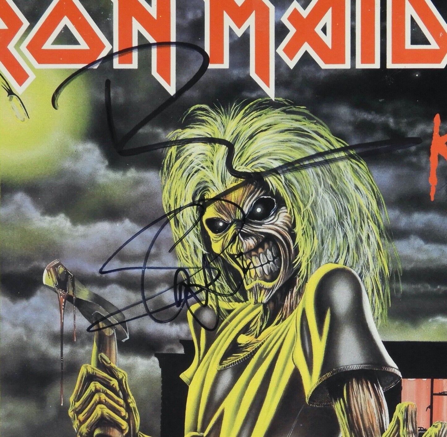 Iron Maiden JSA Signed Autograph Album Record Vinyl Killers Steve Harris