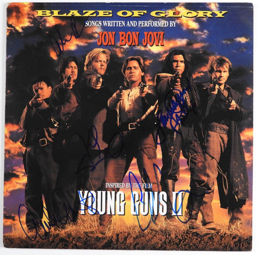 Young Guns II JSA Signed Autograph Record Vinyl Soundtrack