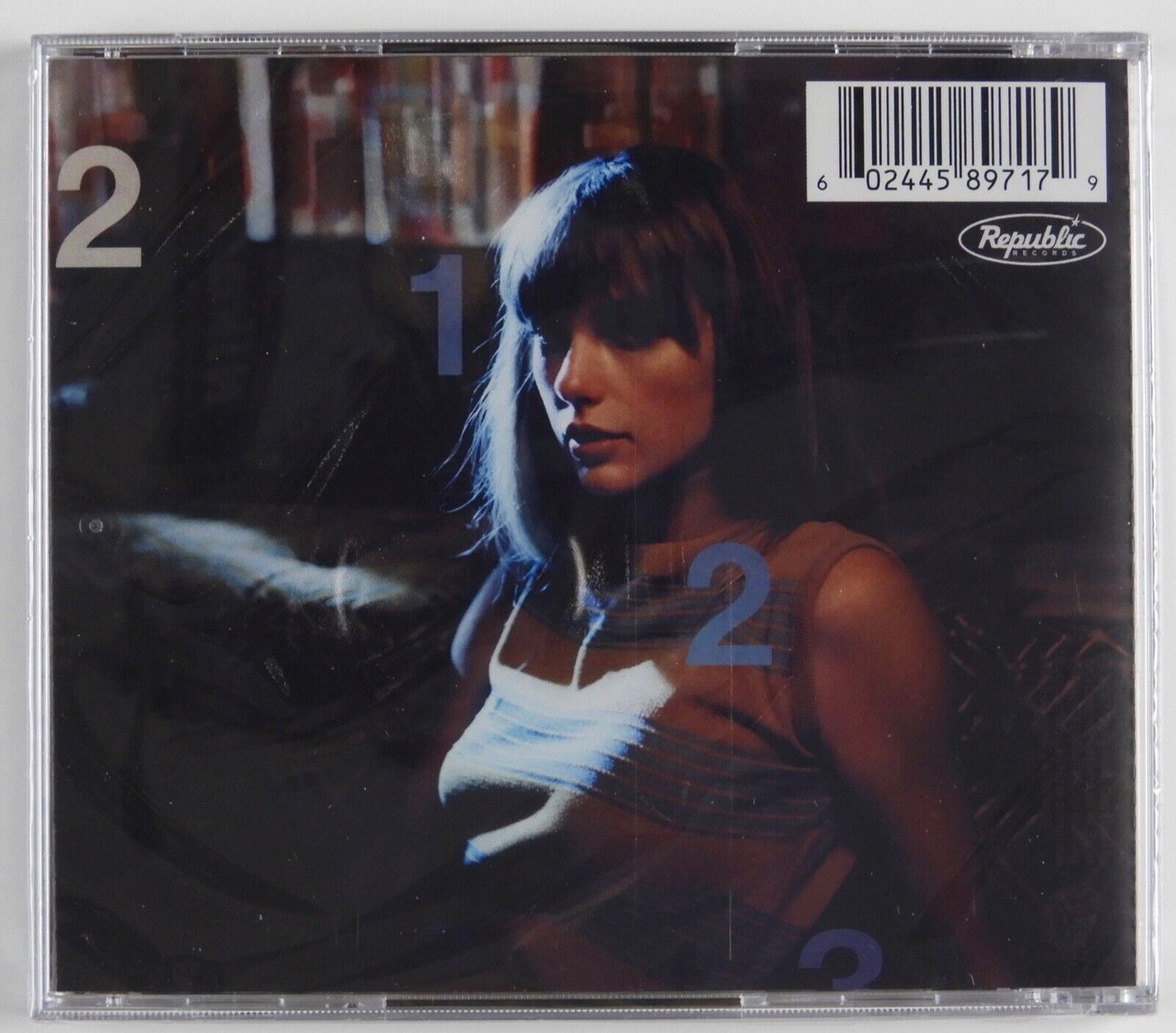 Taylor Swift Midnights Signed Autograph CD photo Moonstone Blue Disc