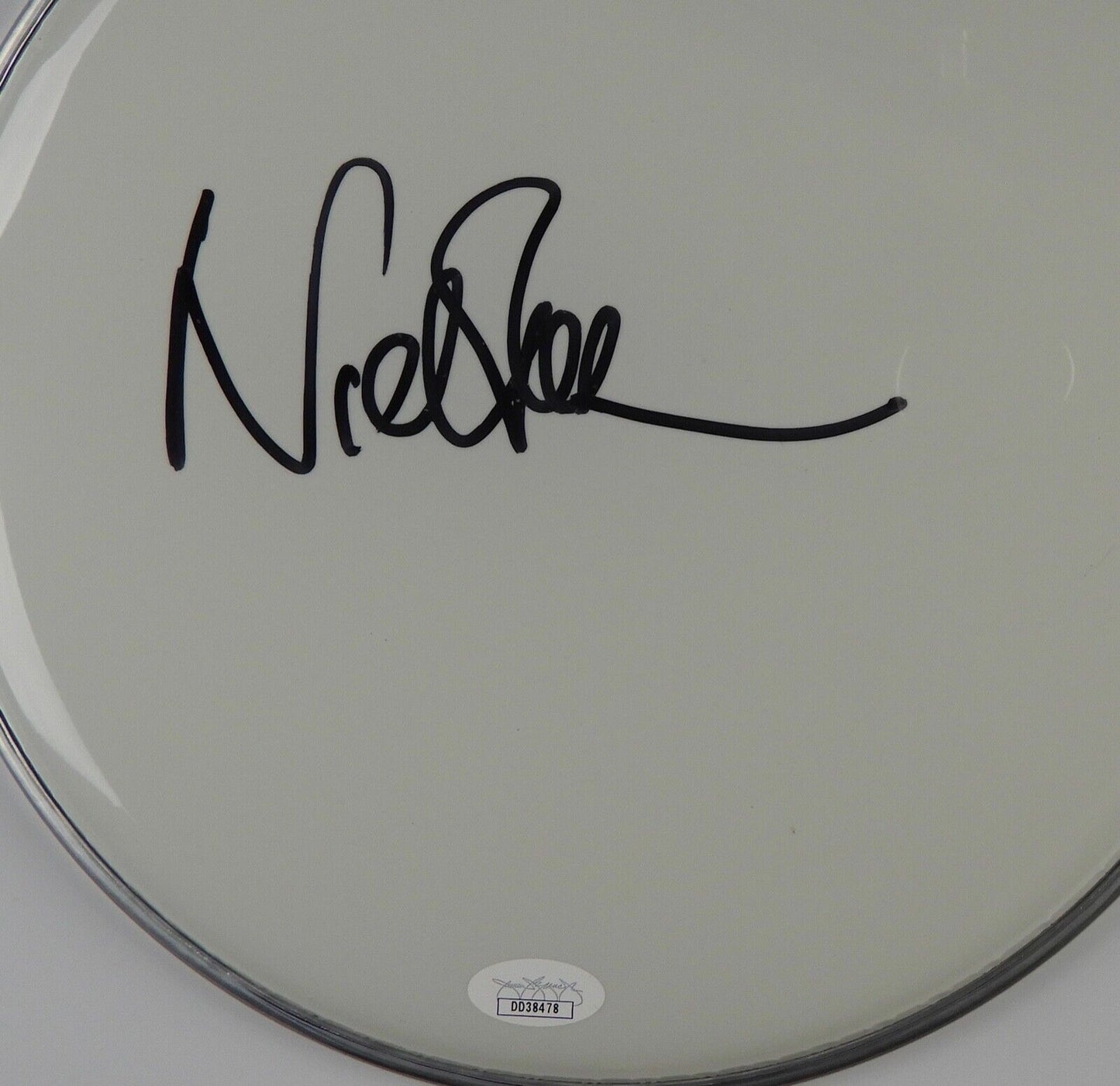 Nick Mason Pink Floyd Autograph Signed Drum Head JSA COA 10" FA LOA