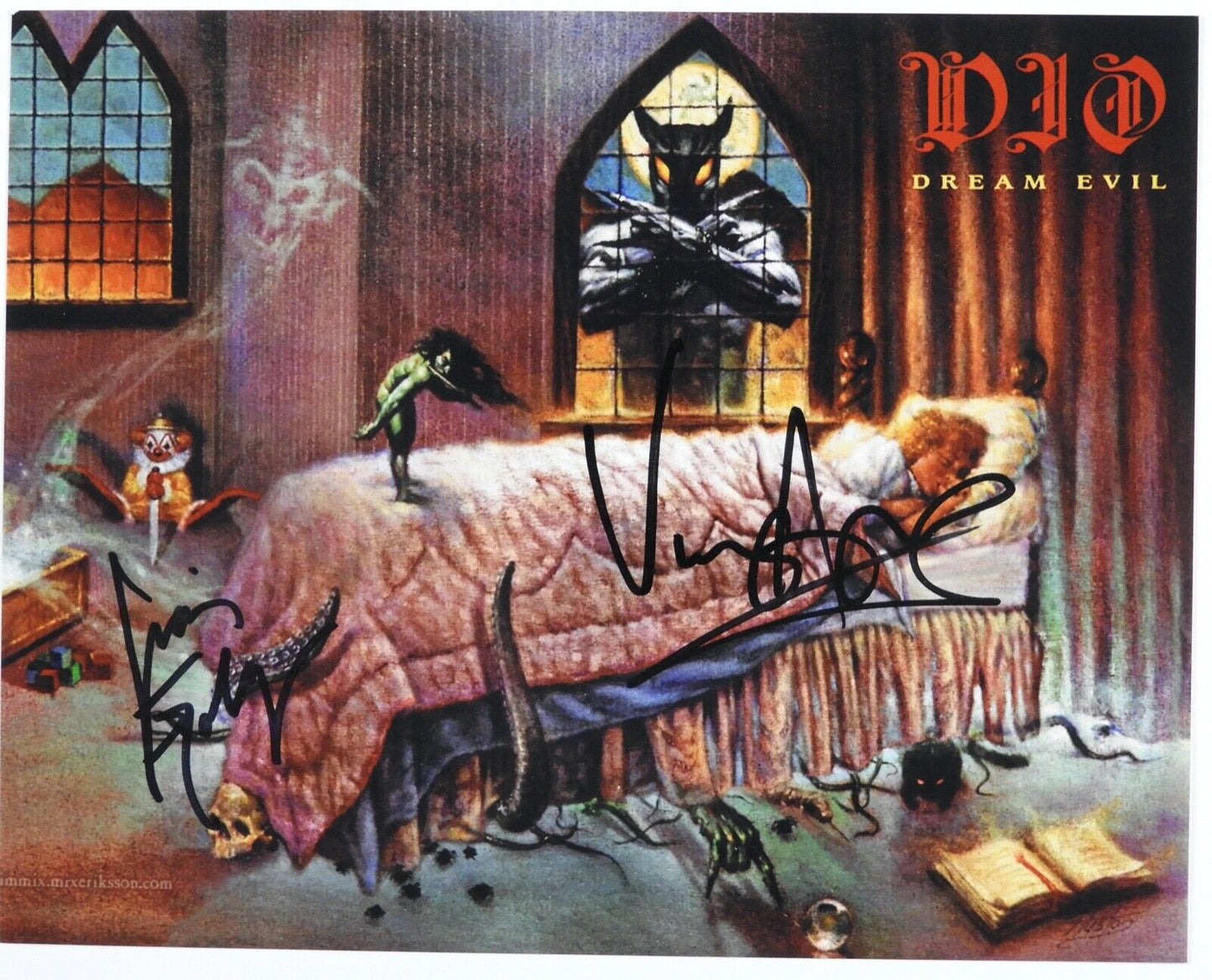 DIO JSA Signed Autograph Photo Vinny Apice Craig Goldy