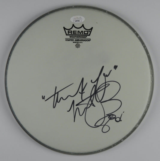 Charlie Watts Rolling Stones JSA Signed Drum Head