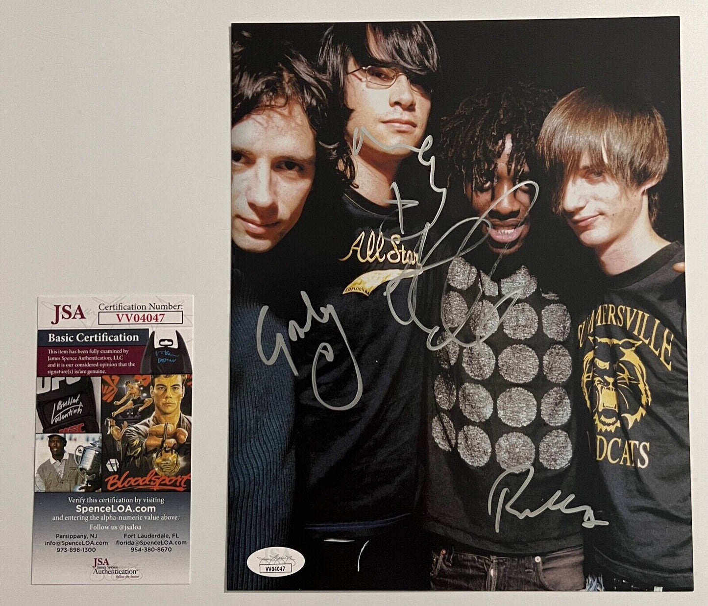 Bloc Party JSA Signed Autograph 8 x 10 Photo