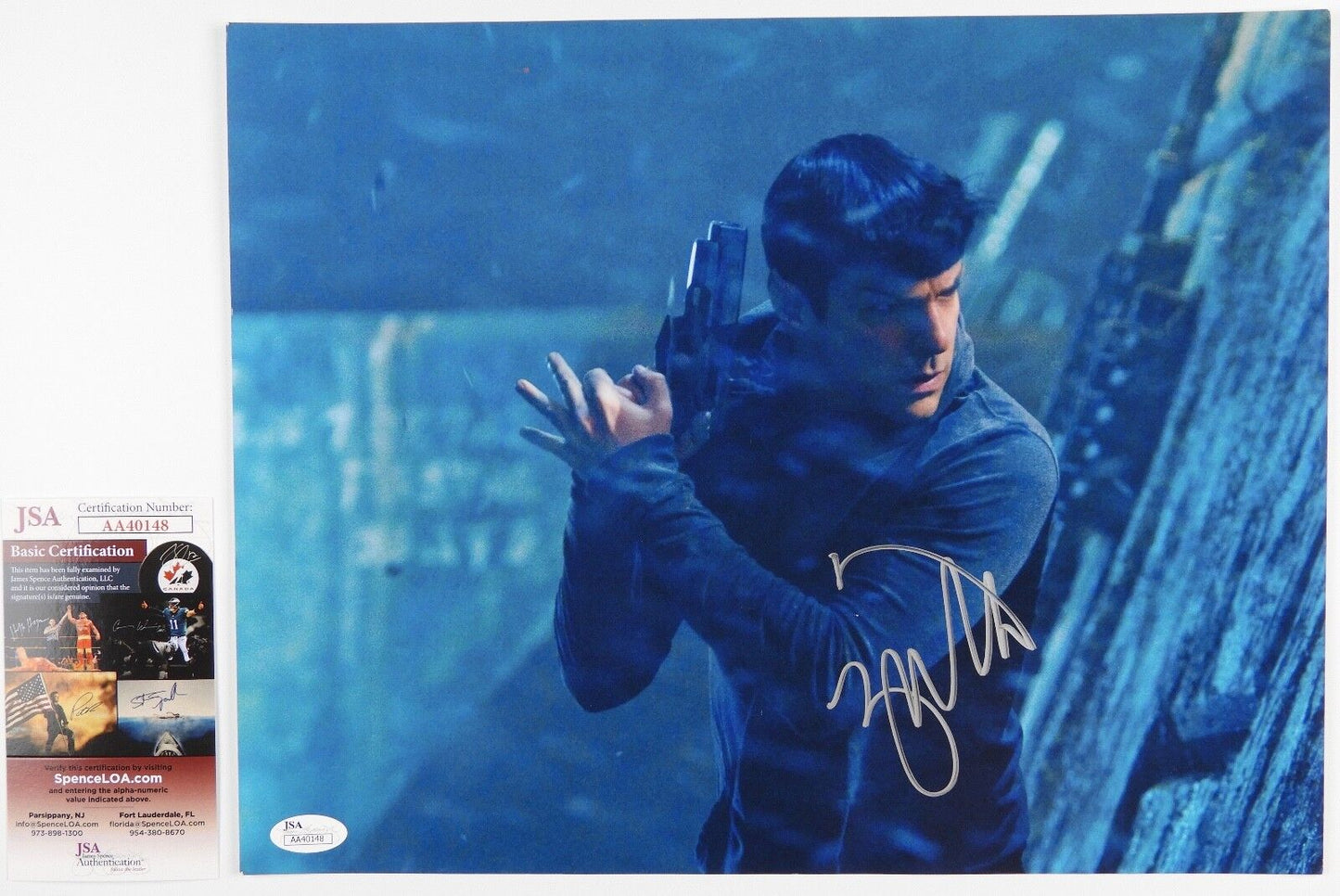 Star Trek Zachary Quinto Spock Autograph Signed 11 x14 JSA COA Movie