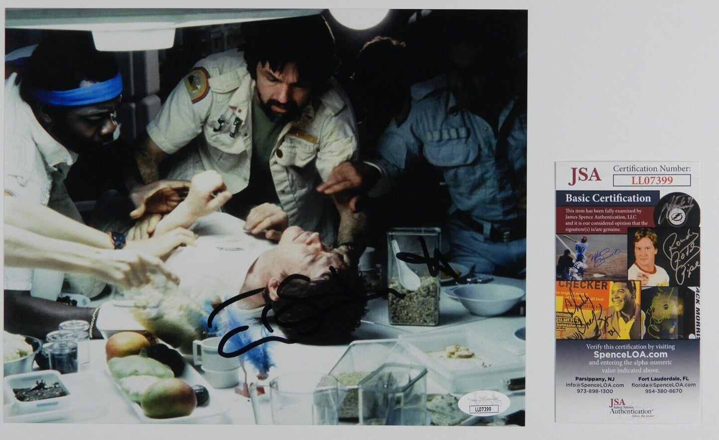 Tom Skerritt JSA Alien JSA Autograph Signed Photo 8 x 10