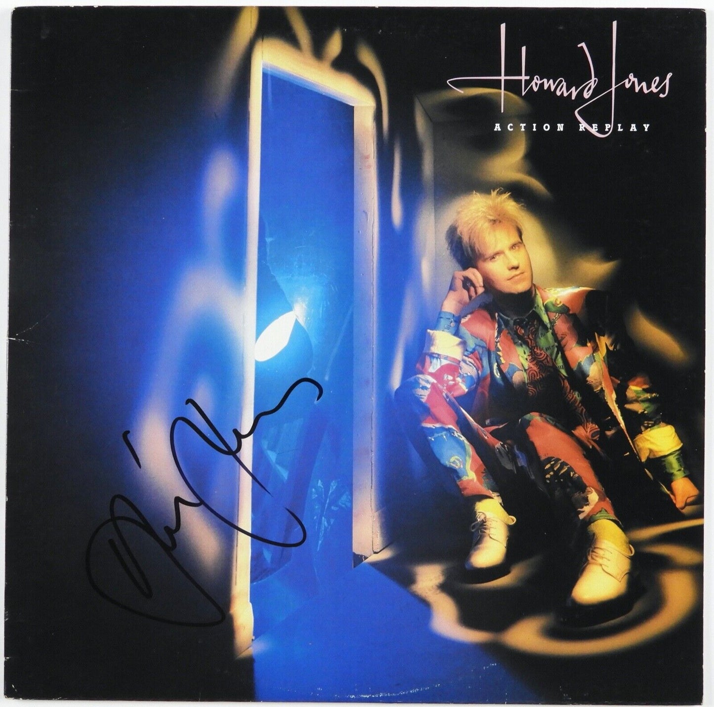 Howard Jones JSA Signed Autograph Album Record LP Action Replay