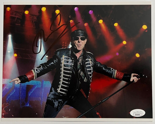 Klaus Meine Scorpions JSA Signed Autograph 8 x 10 Photo