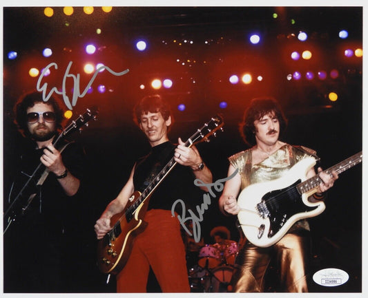 Eric Bloom Buck Dharma Autograph JSA 8 x 10 Signed Photo Blue Oyster Cult