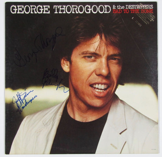 George Thorogood Bad to The Bone Signed Autograph Record Album JSA Vinyl