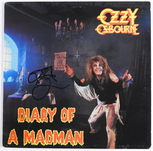 Ozzy Osbourne Autograph JSASigned Album Diary Of a Madman