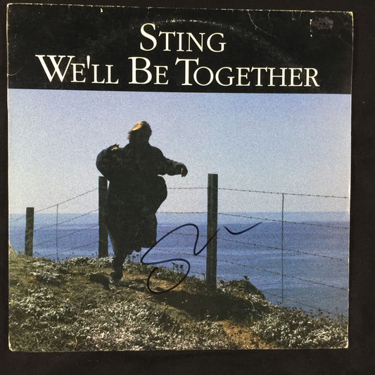 Sting We'll Be Together Signed Autograph Record Album JSA Vinyl