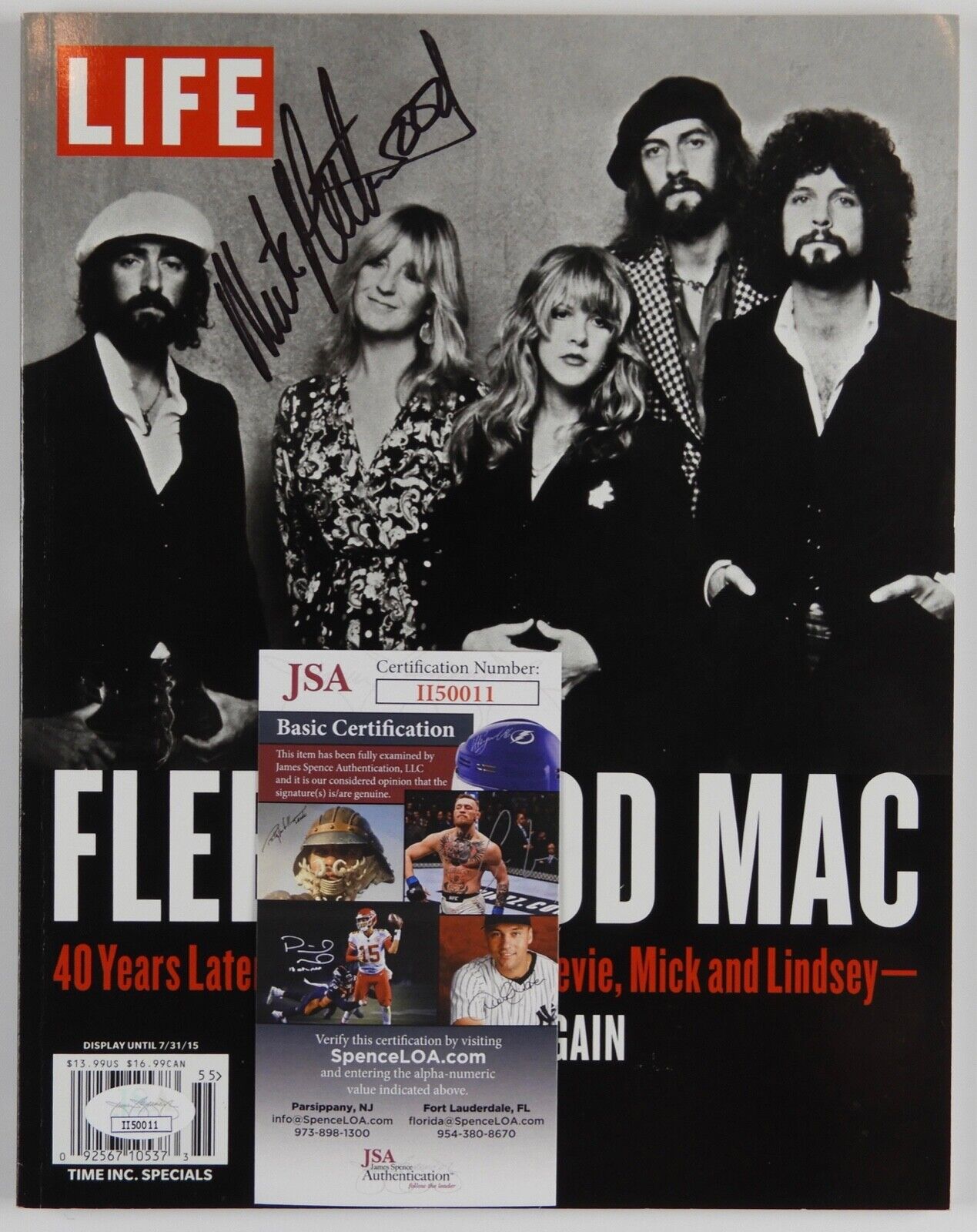 Mick Fleetwood Autograph JSA Signed Life Magazine Full Magazine