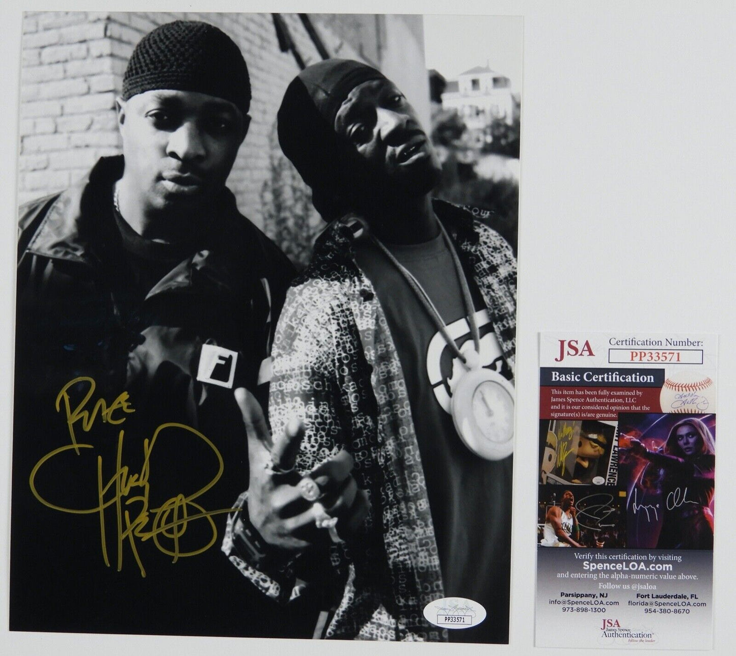 Chuck D Public Enemy JSA Signed Autograph 8 x 10 photo