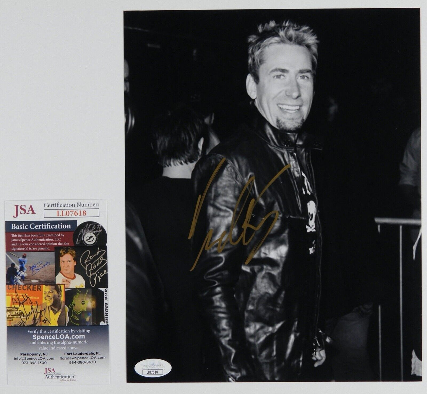 Chad Kroeger Nickelback JSA Signed Autograph 8 x 10 Photo