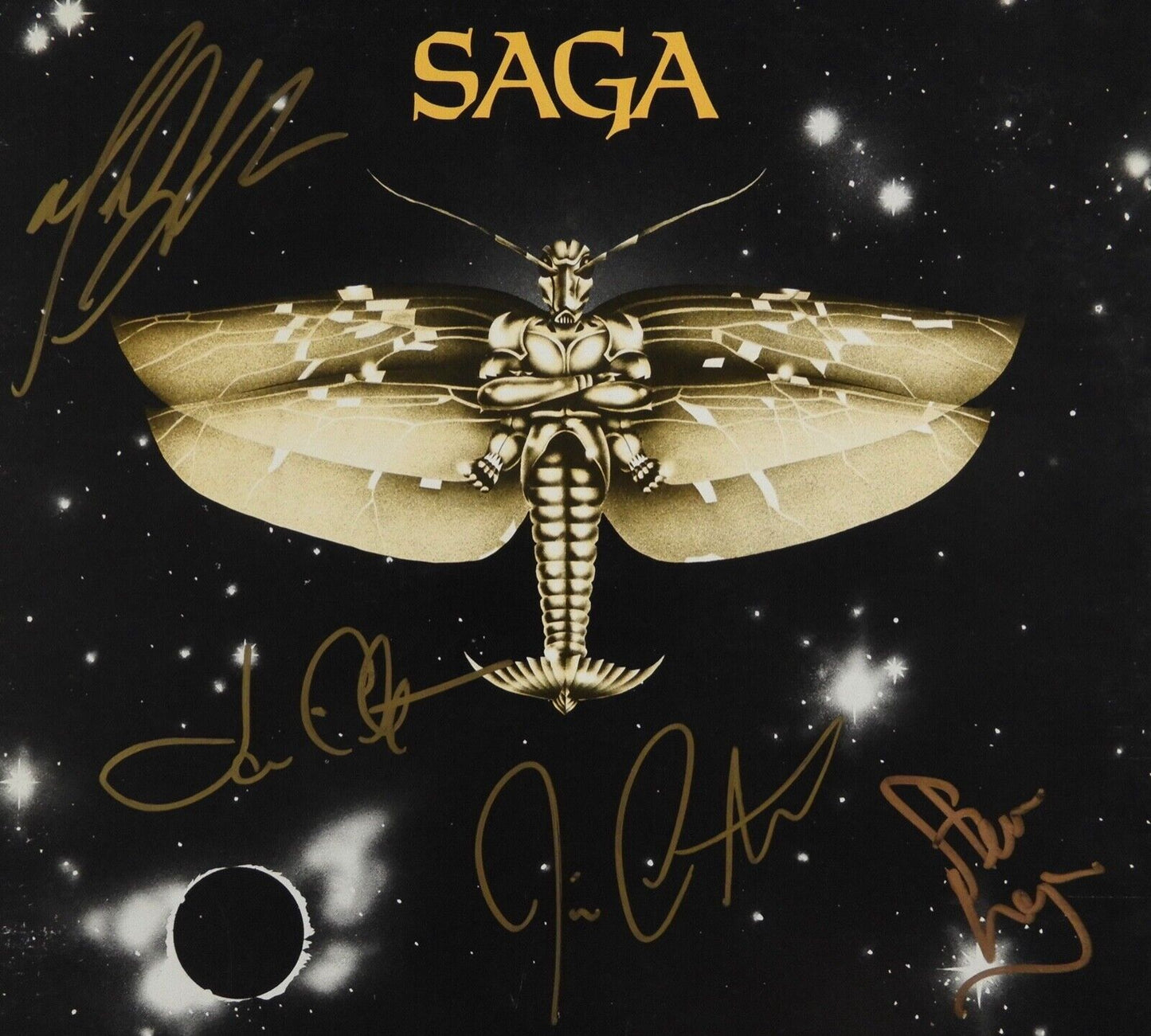 Saga Signed JSA Signed Autograph Album Record LP