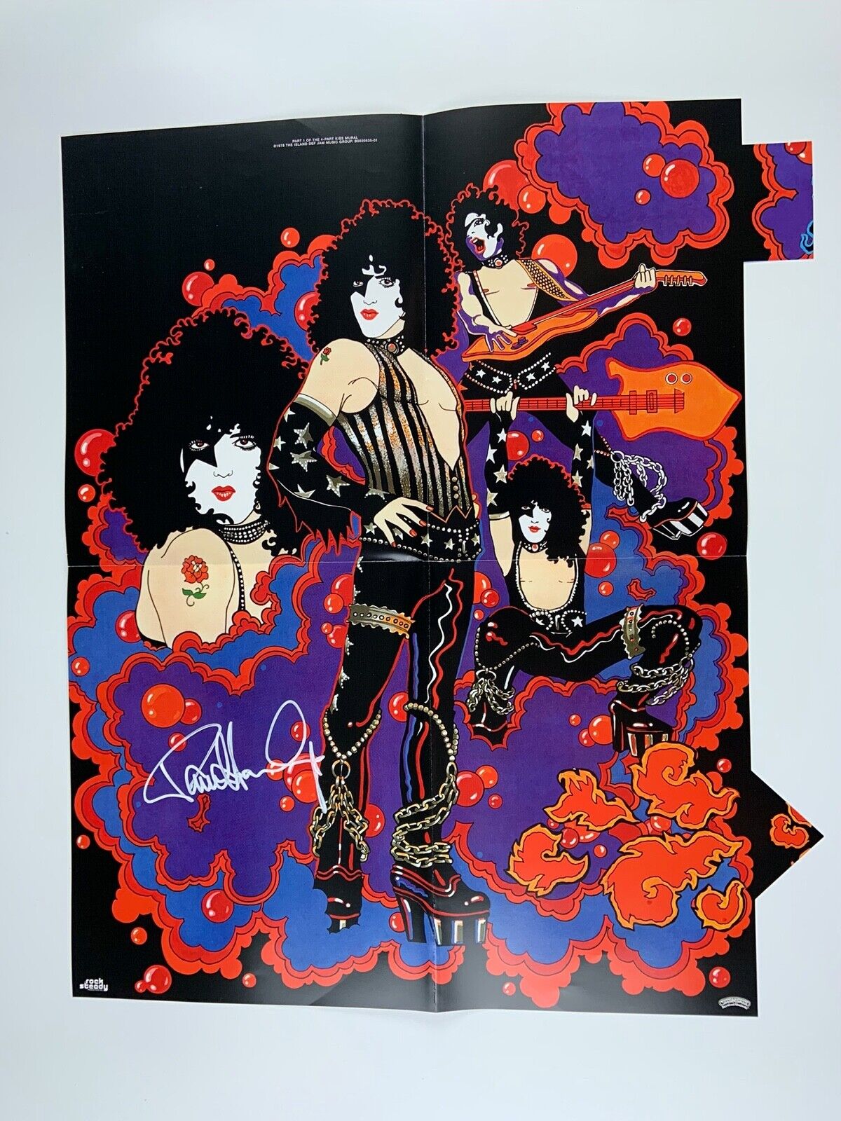 KISS Paul Stanley JSA Signed Autograph Signed Record Album Solo Poster