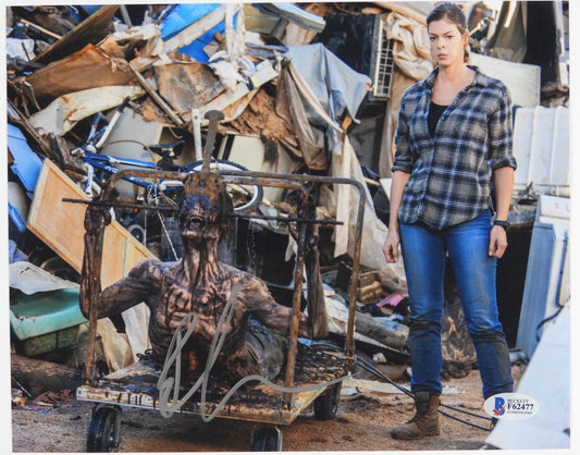 Pollyanna McIntosh Jadis Walking Dead Autograph Signed Photo Beckett BAS 8 x 10