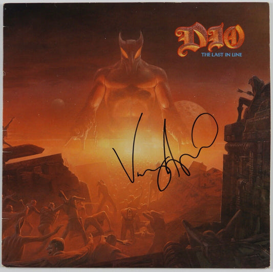 Dio Vinny Appice Signed Autograph Record Album JSA Vinyl LP Last in Line