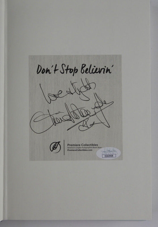 Olivia Newton-John JSA Autograph Signed Book Don't Stop Believin'