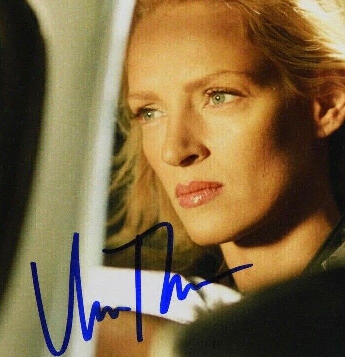 Uma Thurman Kill Bill Signed JSA Autograph Photo 8 x 10