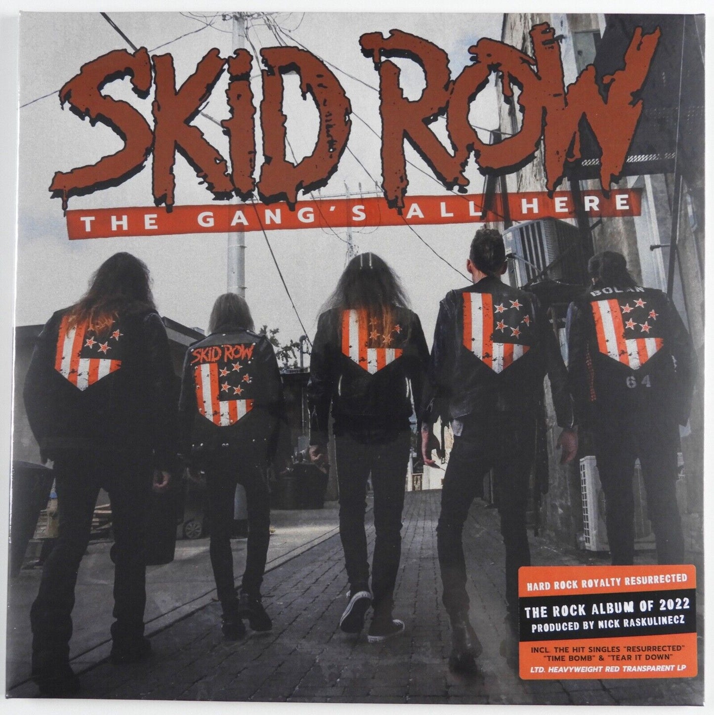 Skid Row JSA Autograph Signed Lithograph The Gang's All Here 11 x 11