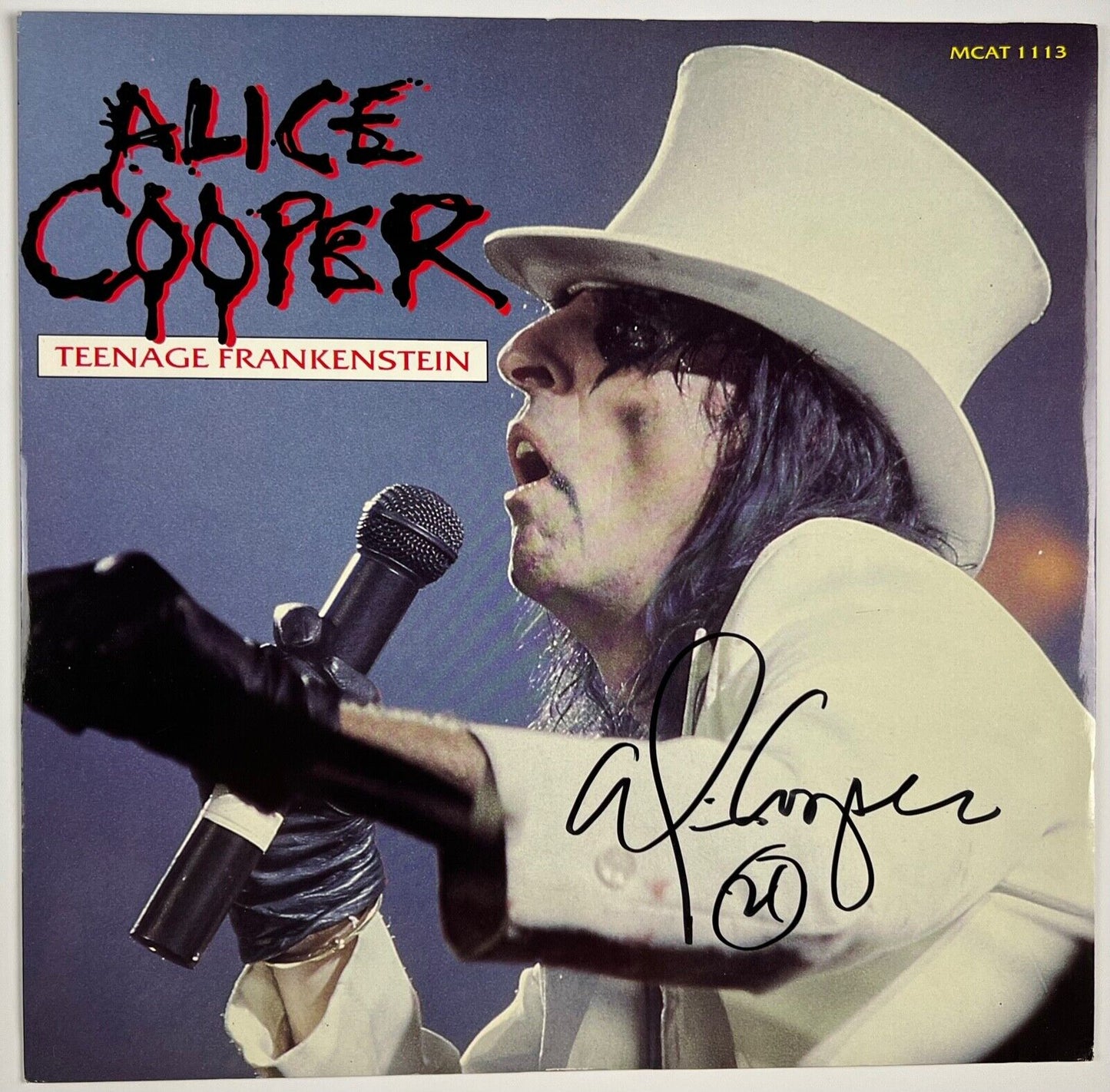 Alice Cooper JSA Signed Autograph Album Record LP Teenage Frankenstien