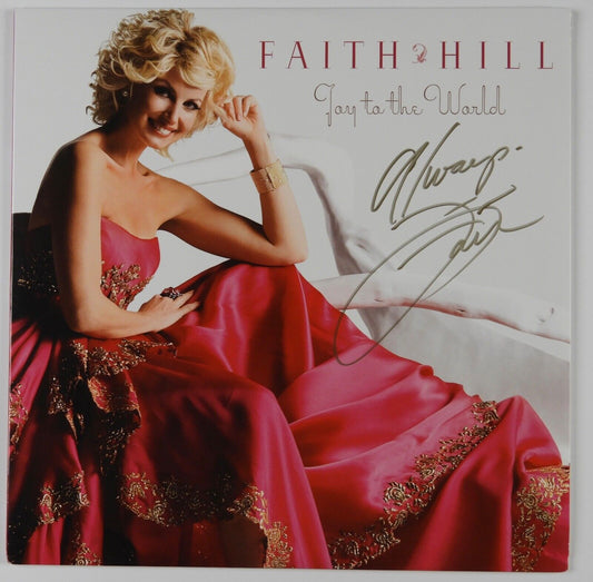 Faith Hill JSA Signed Autograph Record Vinyl Joy To The World Colored Vinyl
