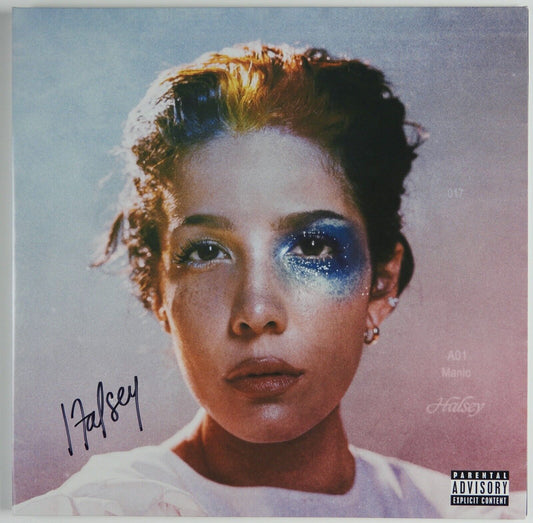 Halsey JSA Signed Autograph Manic Album Record Vinyl Clear Milky Version