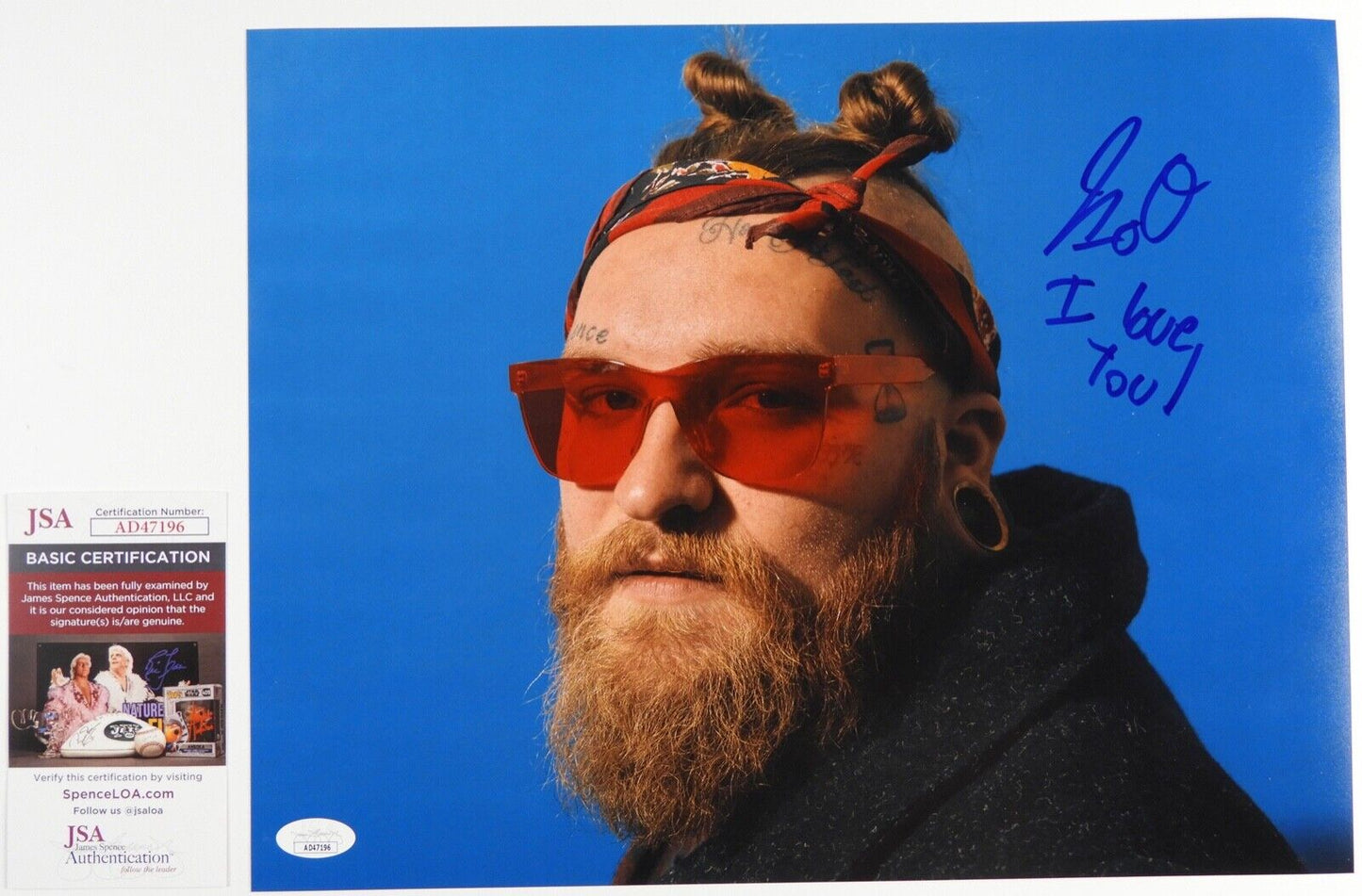 Teddy Swims JSA Signed Autograph Photo 11 x 14