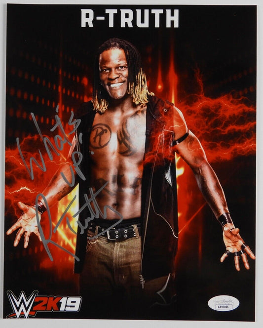 R Truth JSA Signed Autograph Photo 8 x 10 WWE