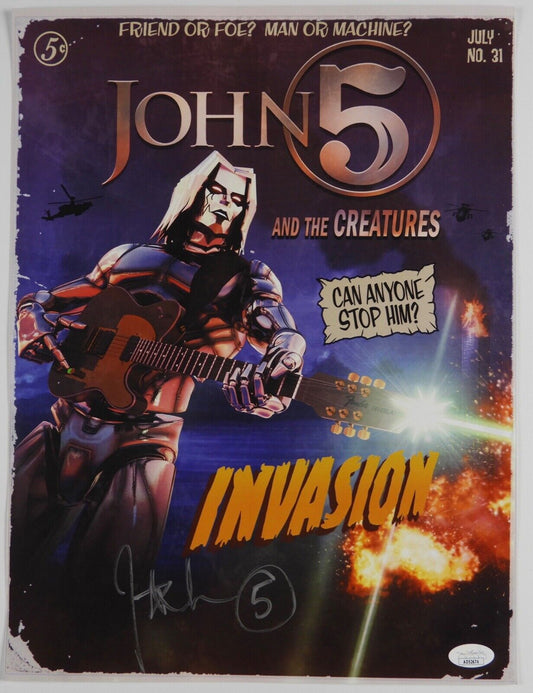 John 5 Superman Signed JSA Photo Poster 15" x 11"