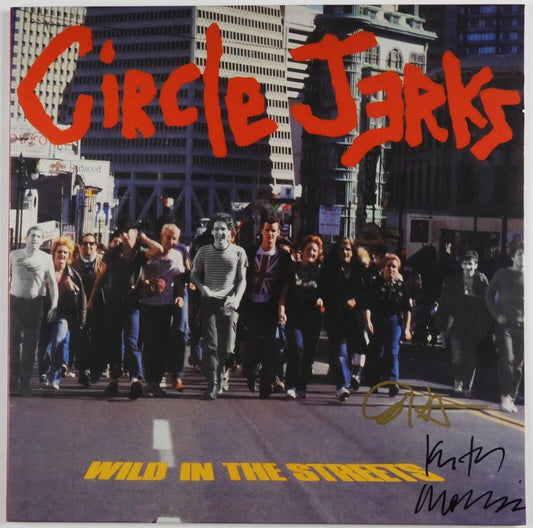 Circle Jerks Signed JSA Signed Autograph Album Record Wild in The Streets