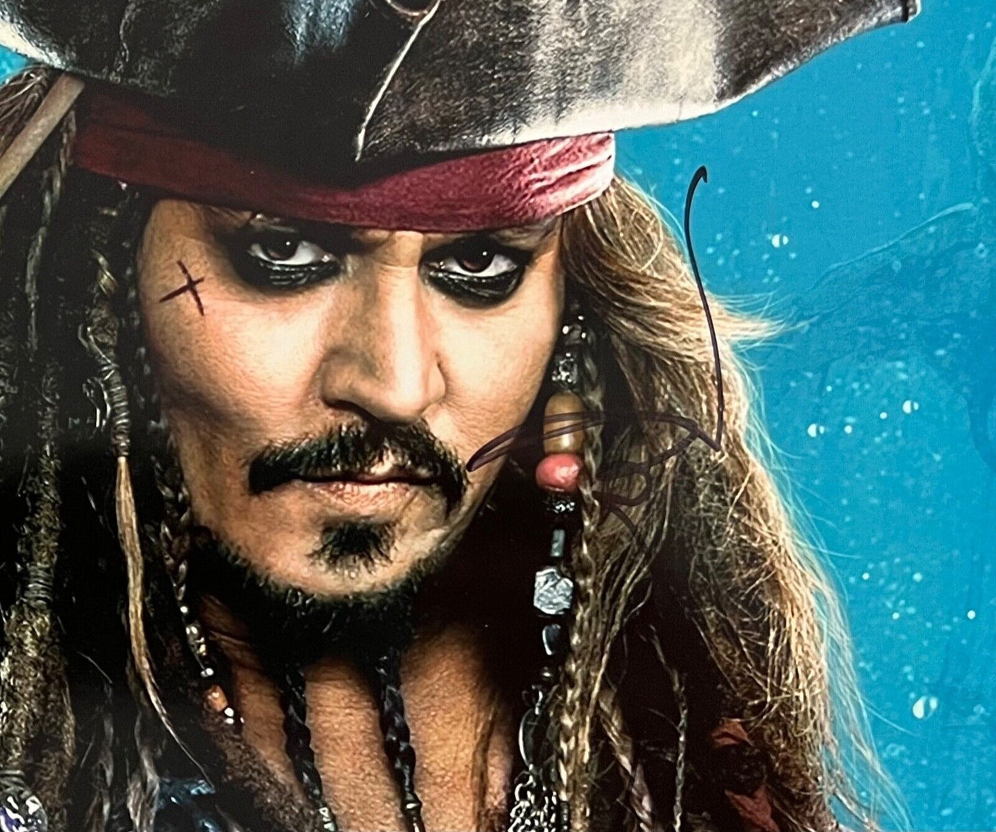 Johnny Depp JSA Signed Autograph 8 x 10 photo Pirates Of The Caribbean