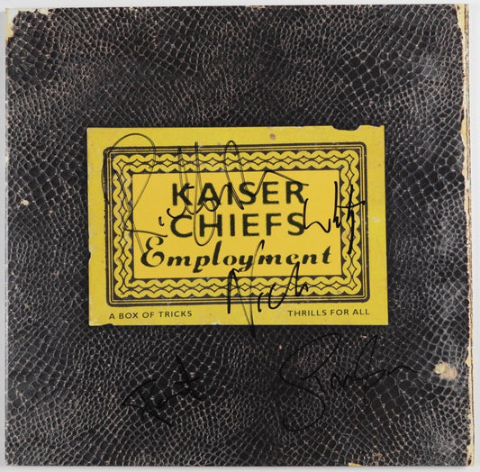 Kaiser Chiefs JSA Signed Autograph Album Vinyl Record Employment