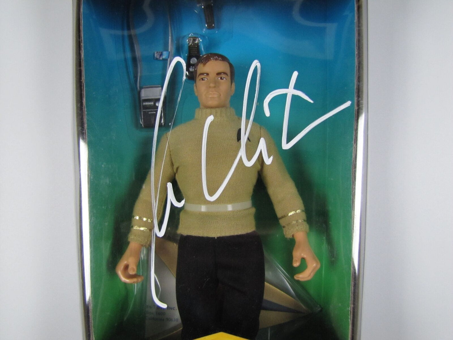 William Shatner Signed Autogragh JSA Action Figure Playmates 9" Star Trek Kirk