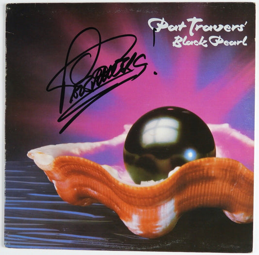 Pat Travers JSA Signed Autograph Album Vinyl Record Band Black Pearl