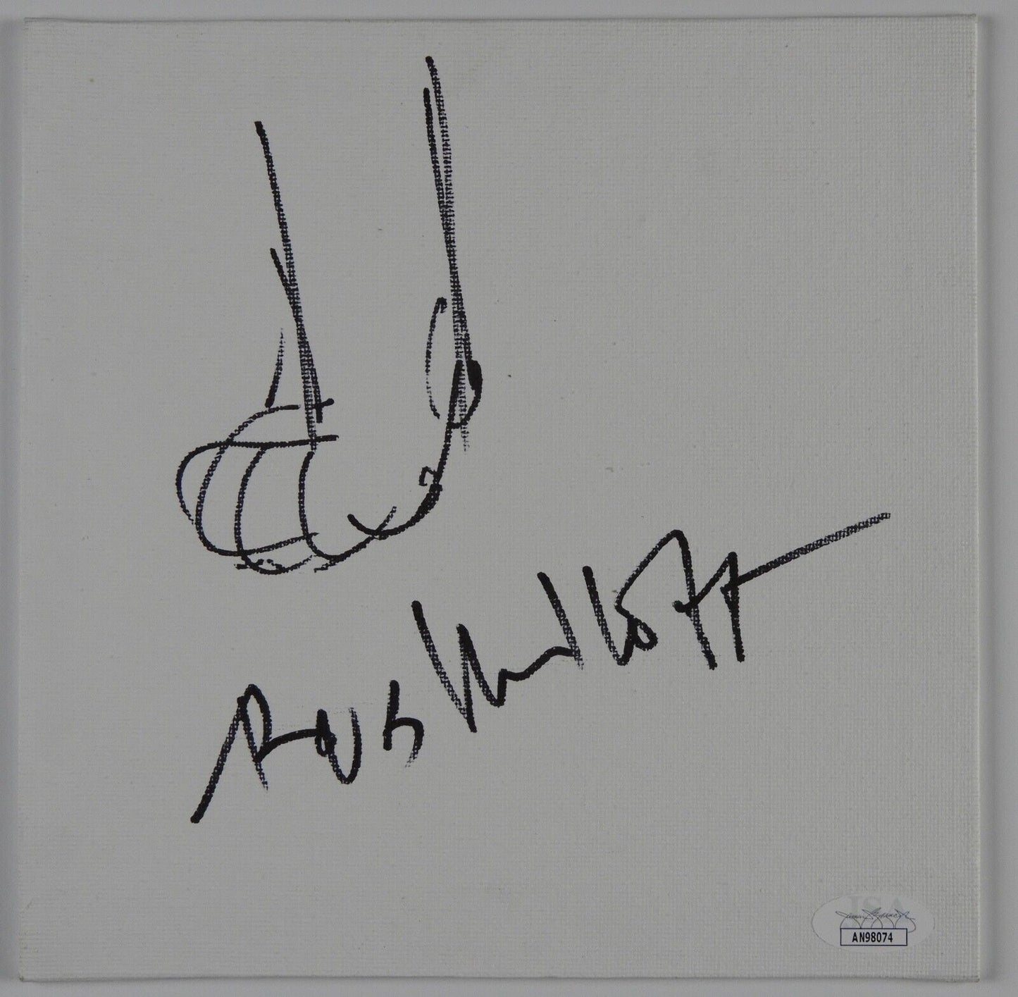 Rob Minkoff The Lion King JSA Signed Autograph Sketch on canvas board