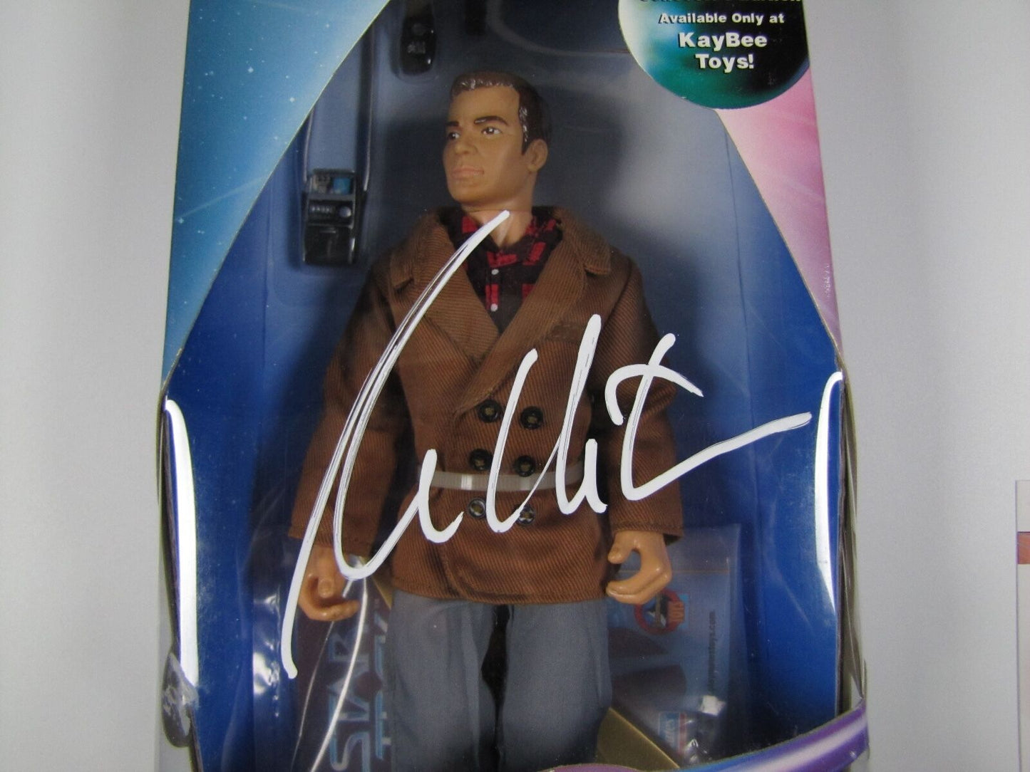 William Shatner Signed Autograph JSA Action Figure Playmates 9" Star Trek Kirk