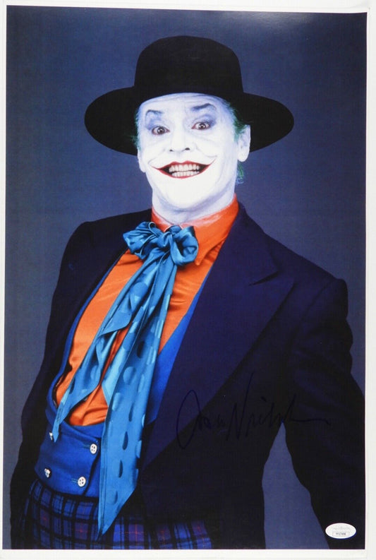 Jack Nicholson Batman The Joker JSA Autograph Signed 11 x 17 Photo