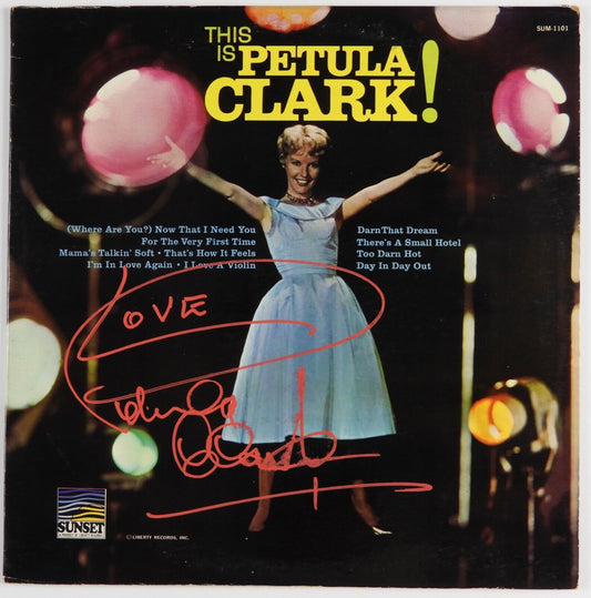 Petula Clark Signed JSA Autograph Album Record Vinyl This Is