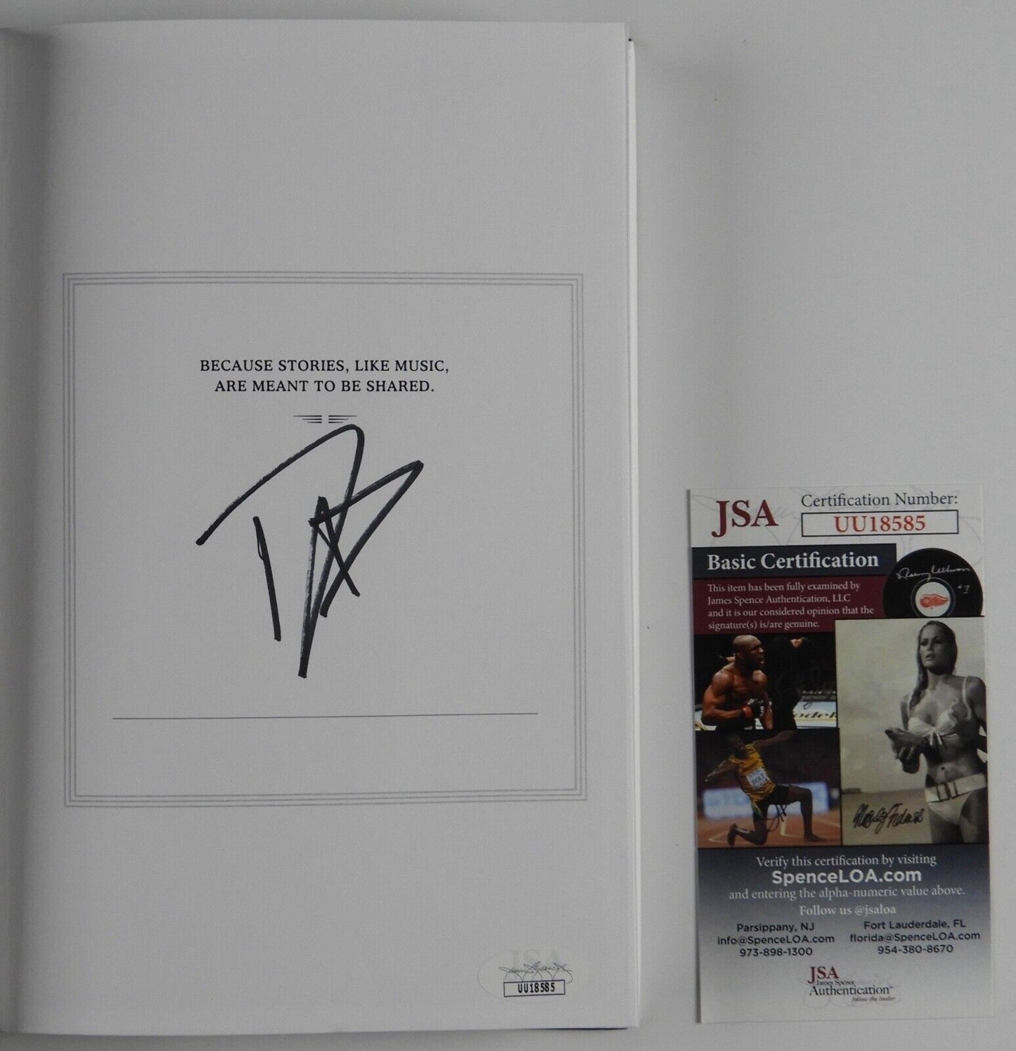 Dave Grohl JSA Autograph Signed Book The Storyteller Foo Fighters