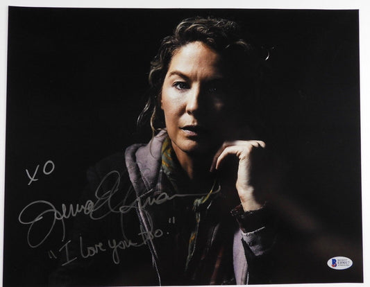 Fear The Walking Dead Jenna Elfman Autograph Signed Photo Beckett 11 x 14