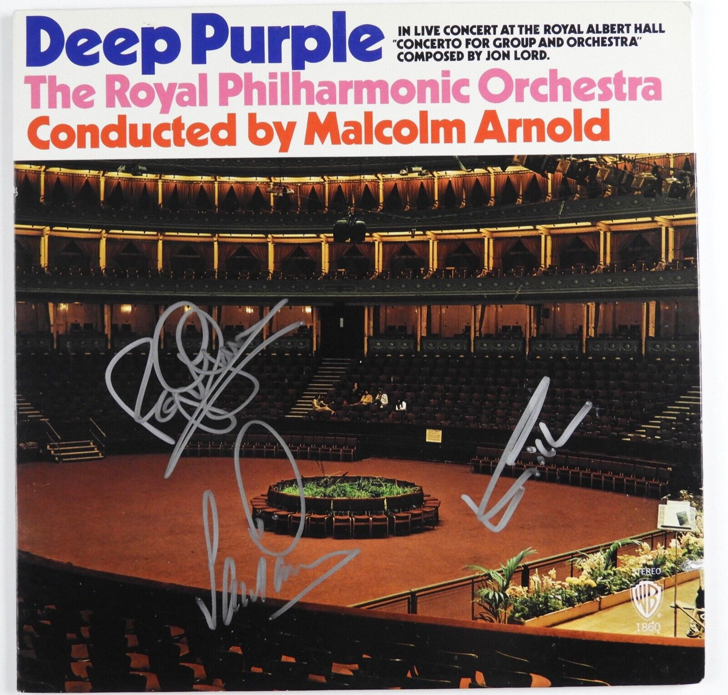 Deep Purple JSA Signed Autograph Album Record