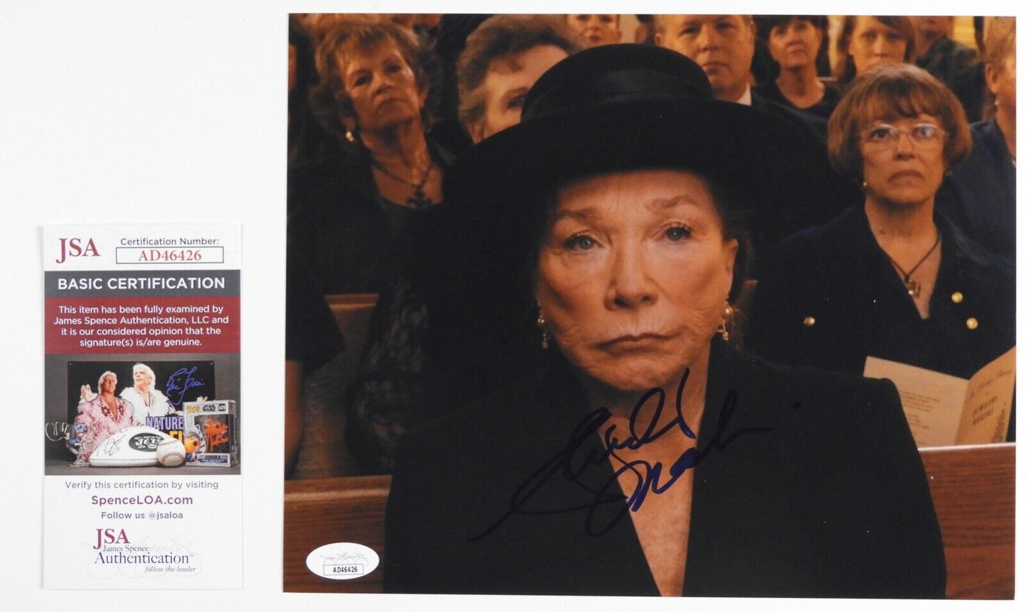 Shirley Maclaine JSA Signed Autograph Photo 8 x 10