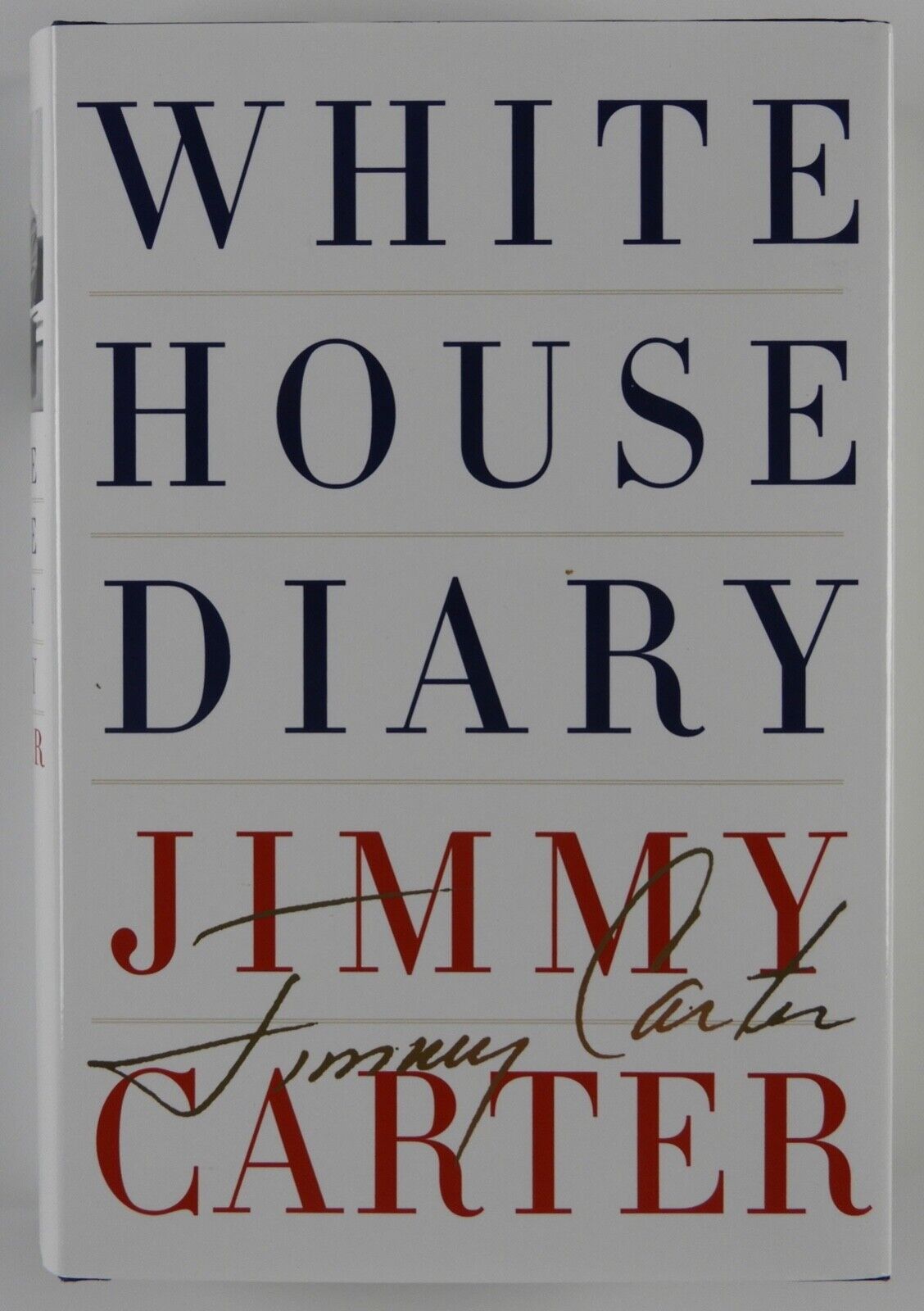 Jimmy Carter JSA Signed Autograph Book White House Diary