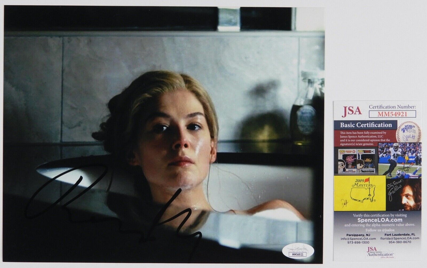 Rosamund Pike Signed JSA Autograph Photo 8 x 10